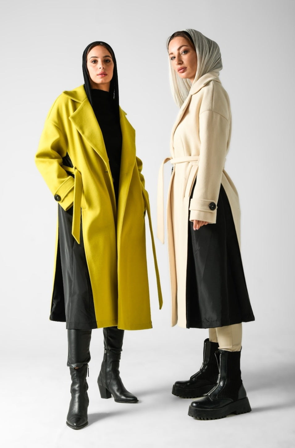 Gridlock Glam (yellow - beige - green)