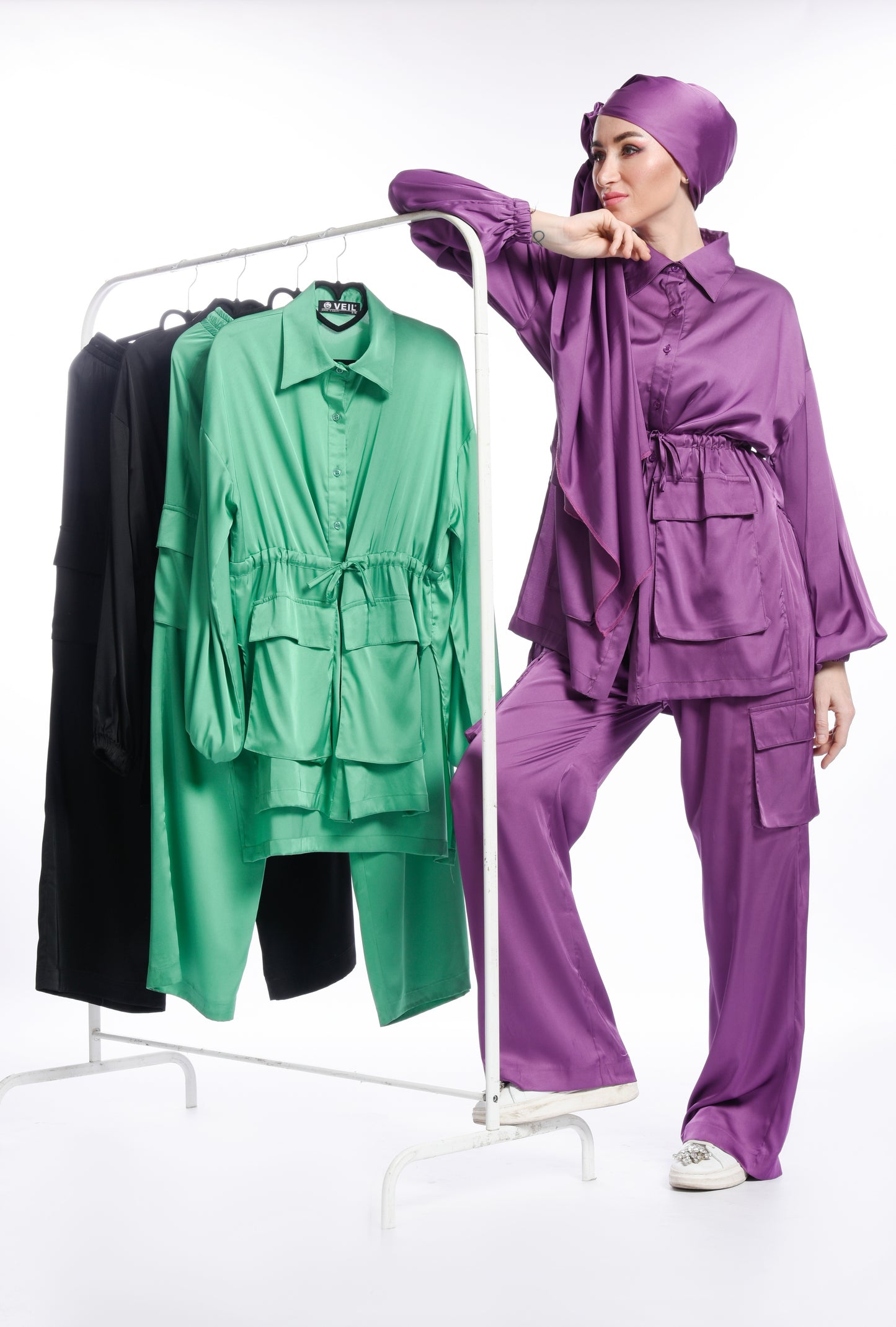 Sentational purple stain set