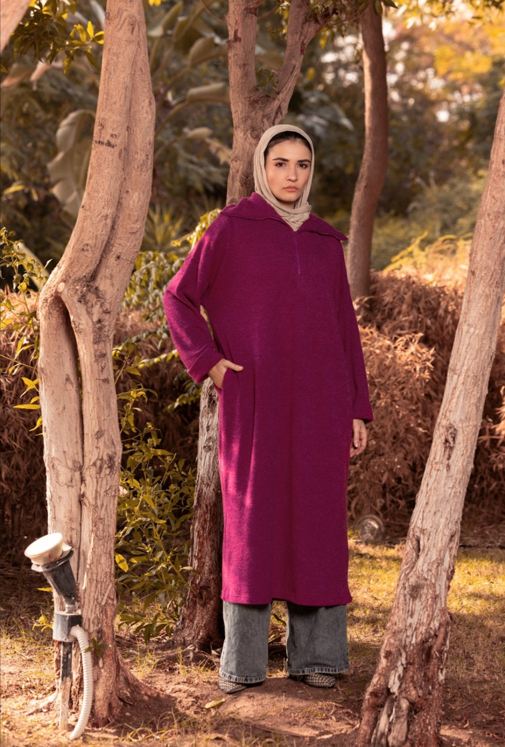 Amaranth dress