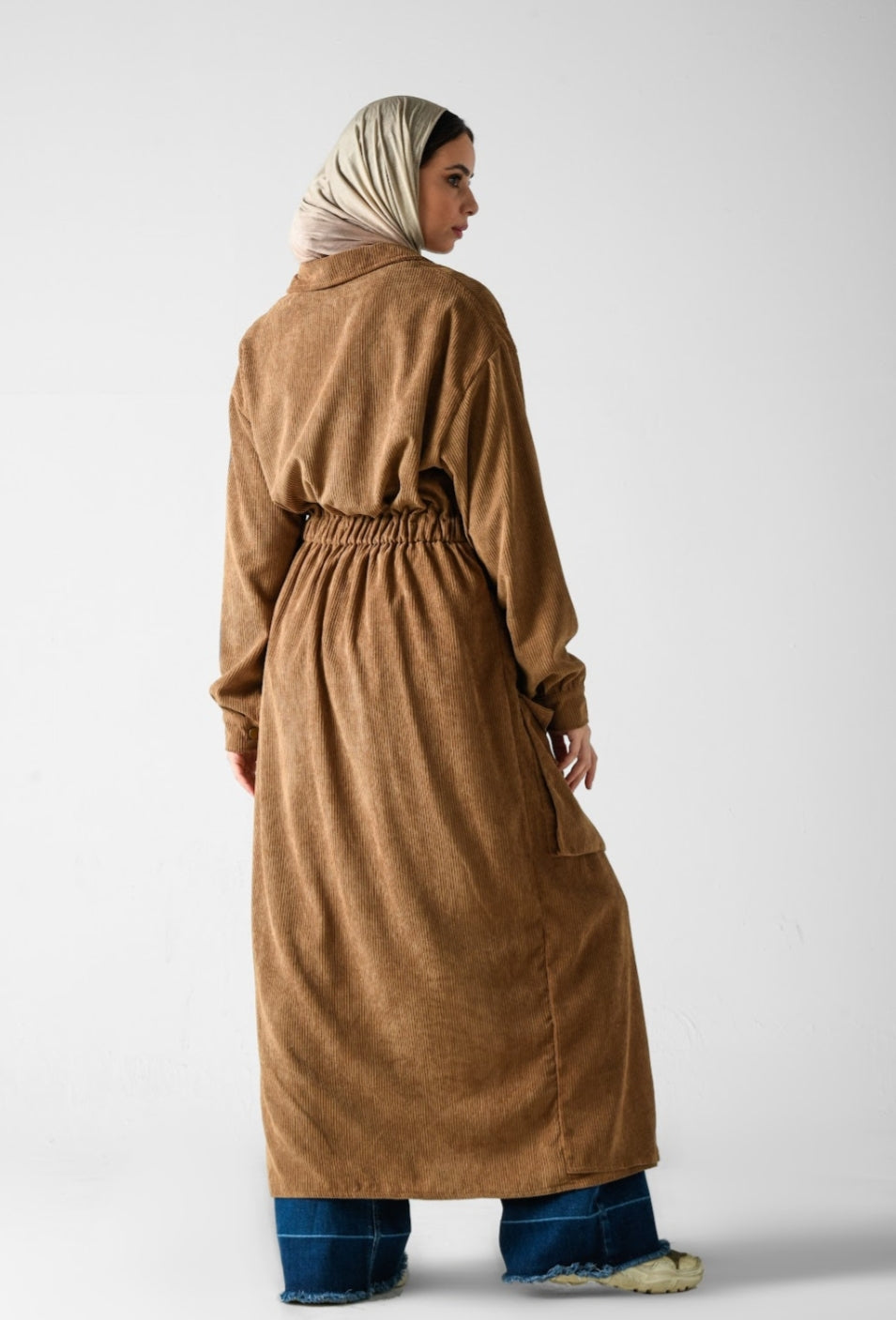 Veiled charm( camel/beige)