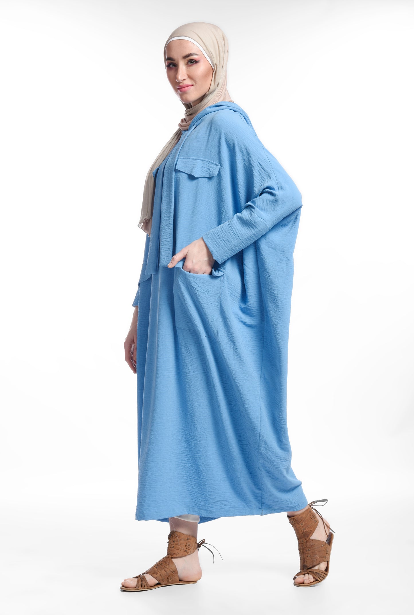Sapphire pocketed dress