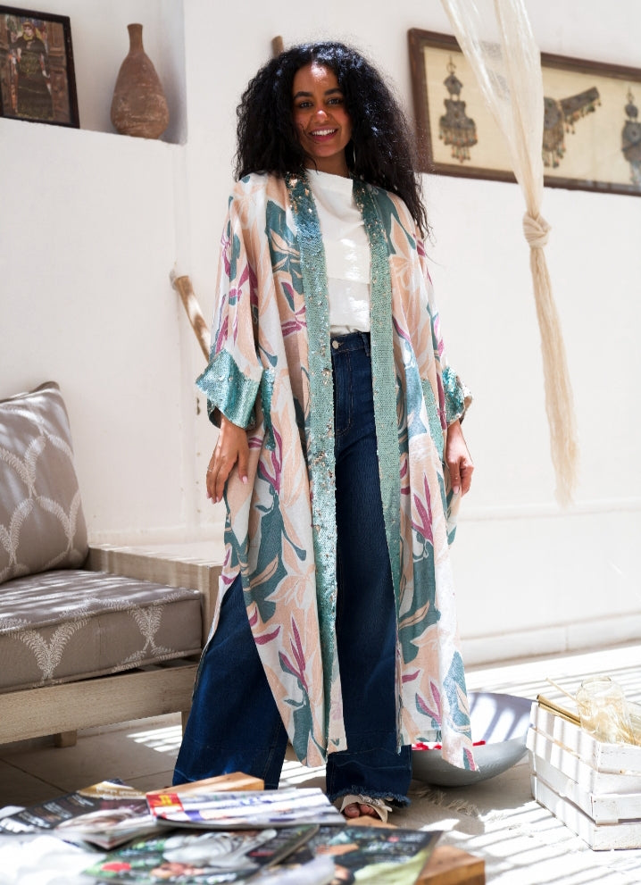 Embrace Nature's Elegance with our Tall Cardigan!