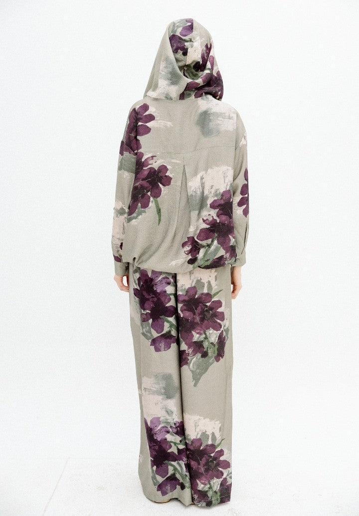 Abstract Flora Zip Set (Highlights the key design features)