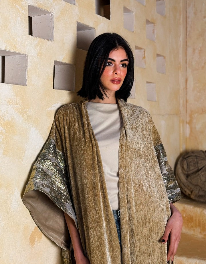 Sahara Shimmer Statement kaftan