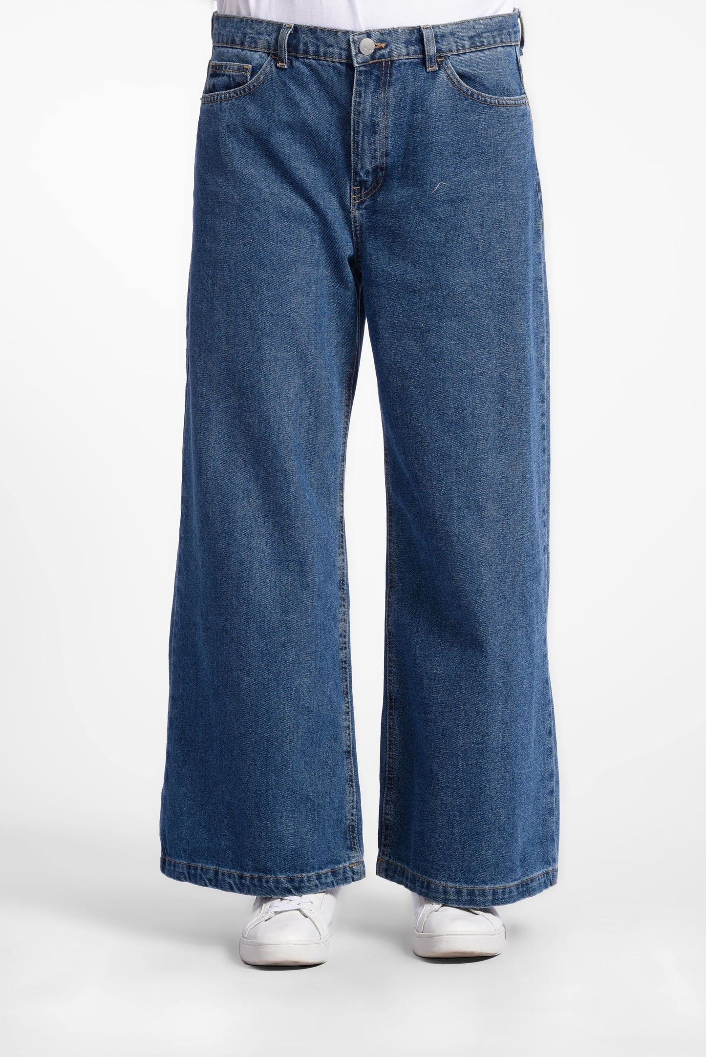 Wide Leg Trendy Jeans