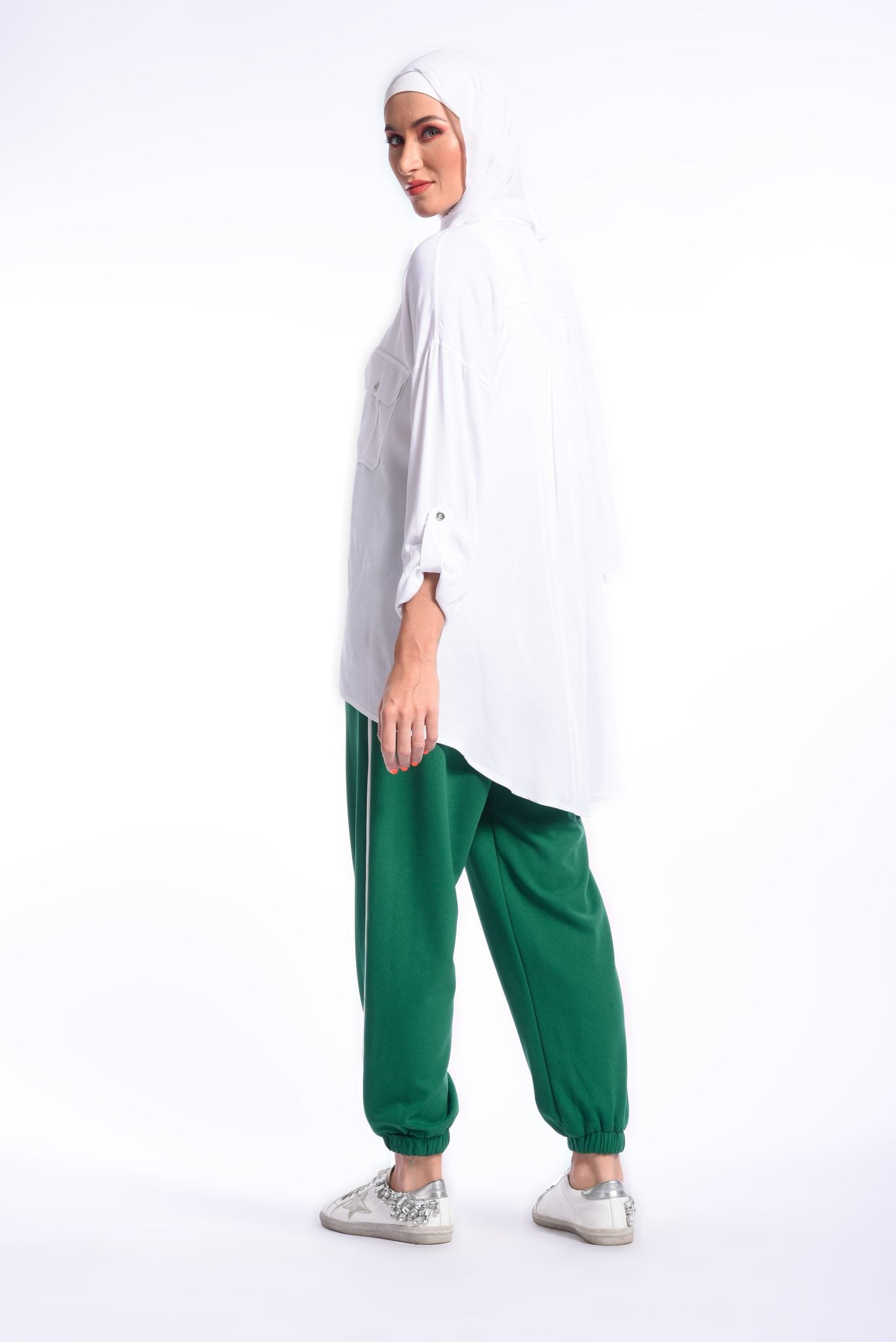 White High Low Shirt