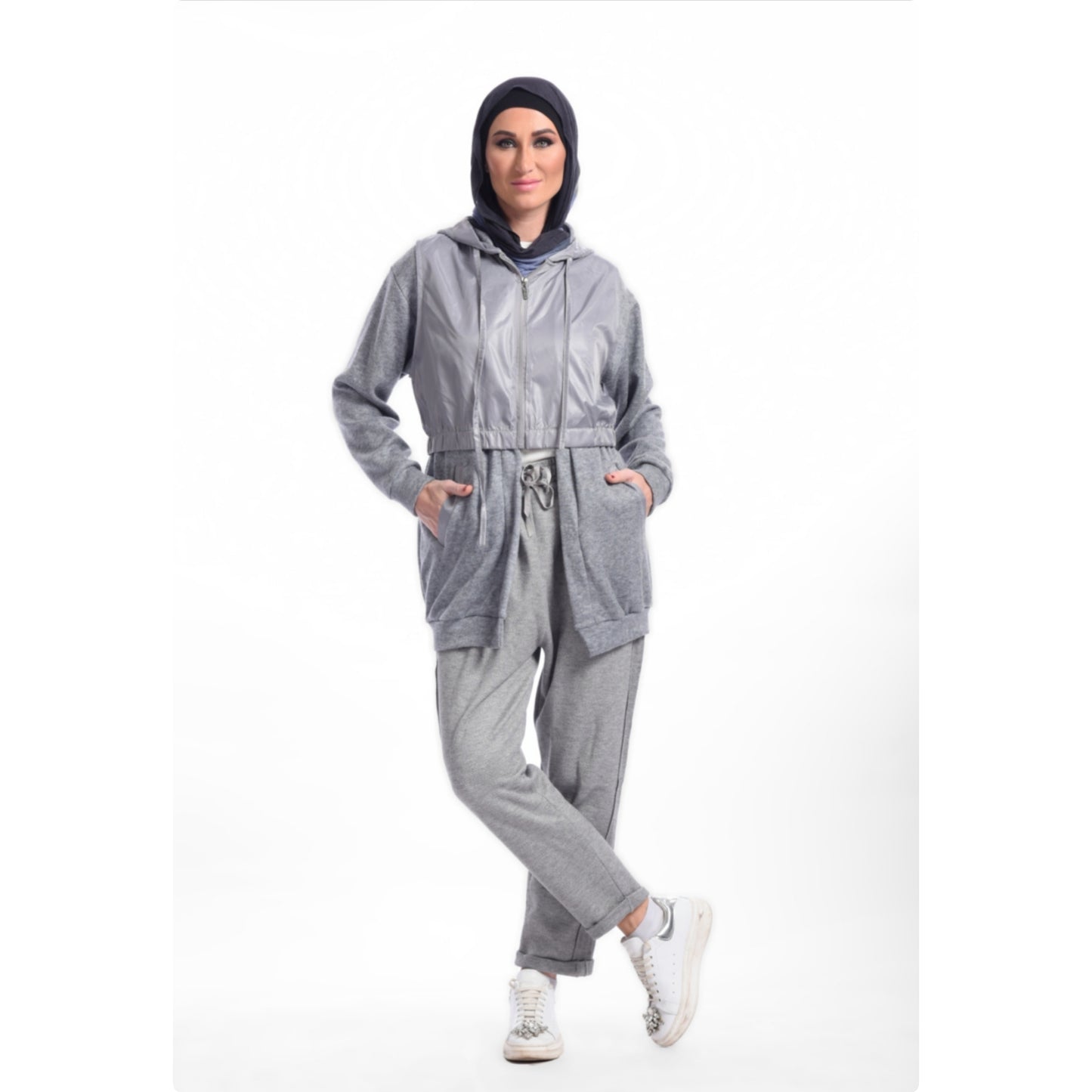 Knitwear waterproof jacket