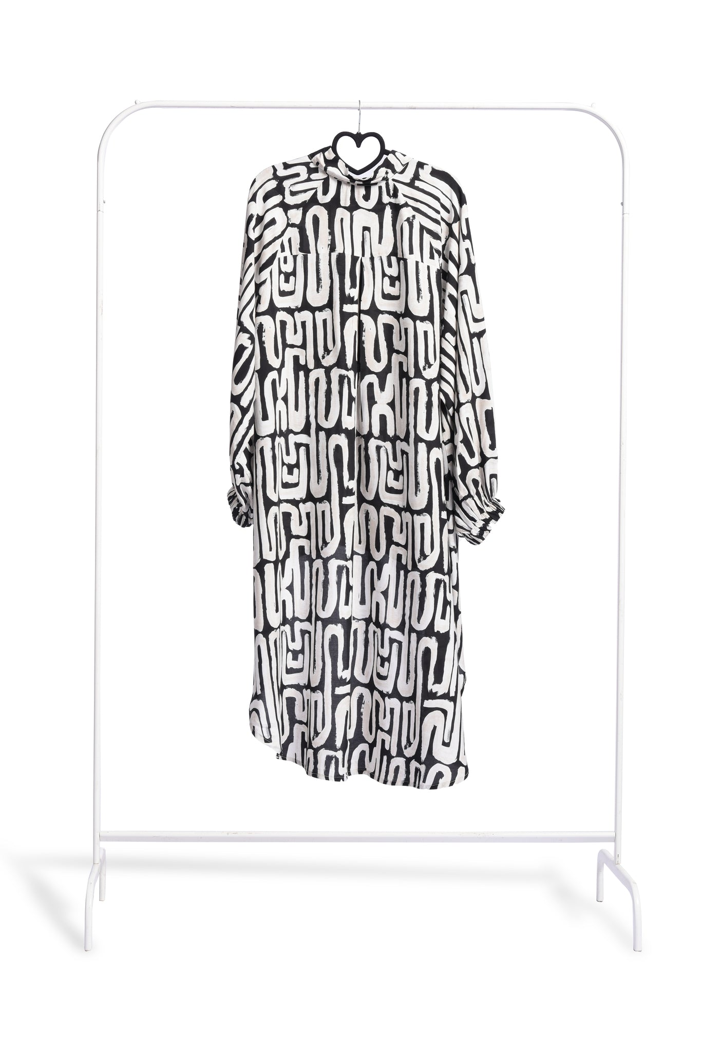 Black blouse with loose sleeves