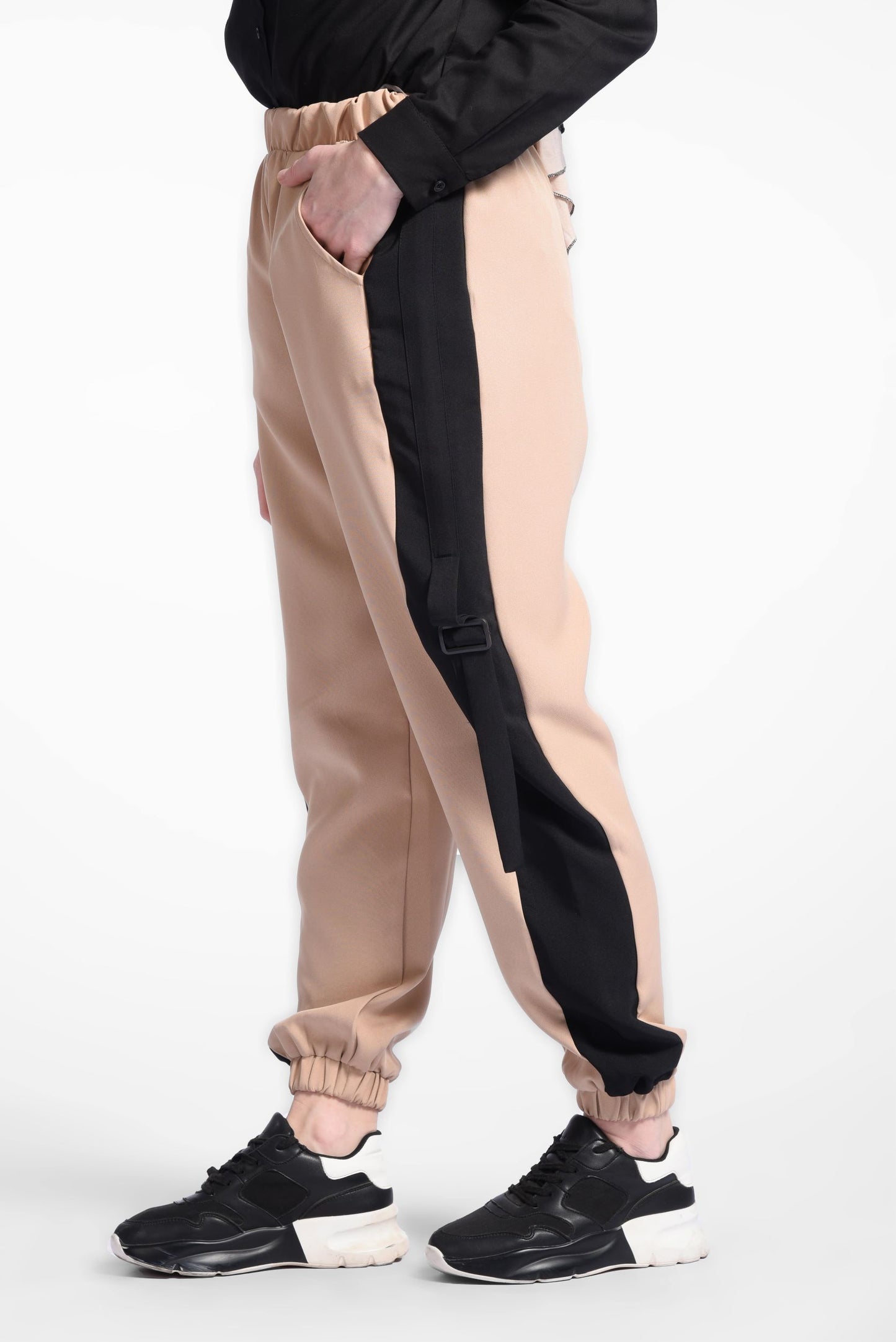Beige Jogger Pants