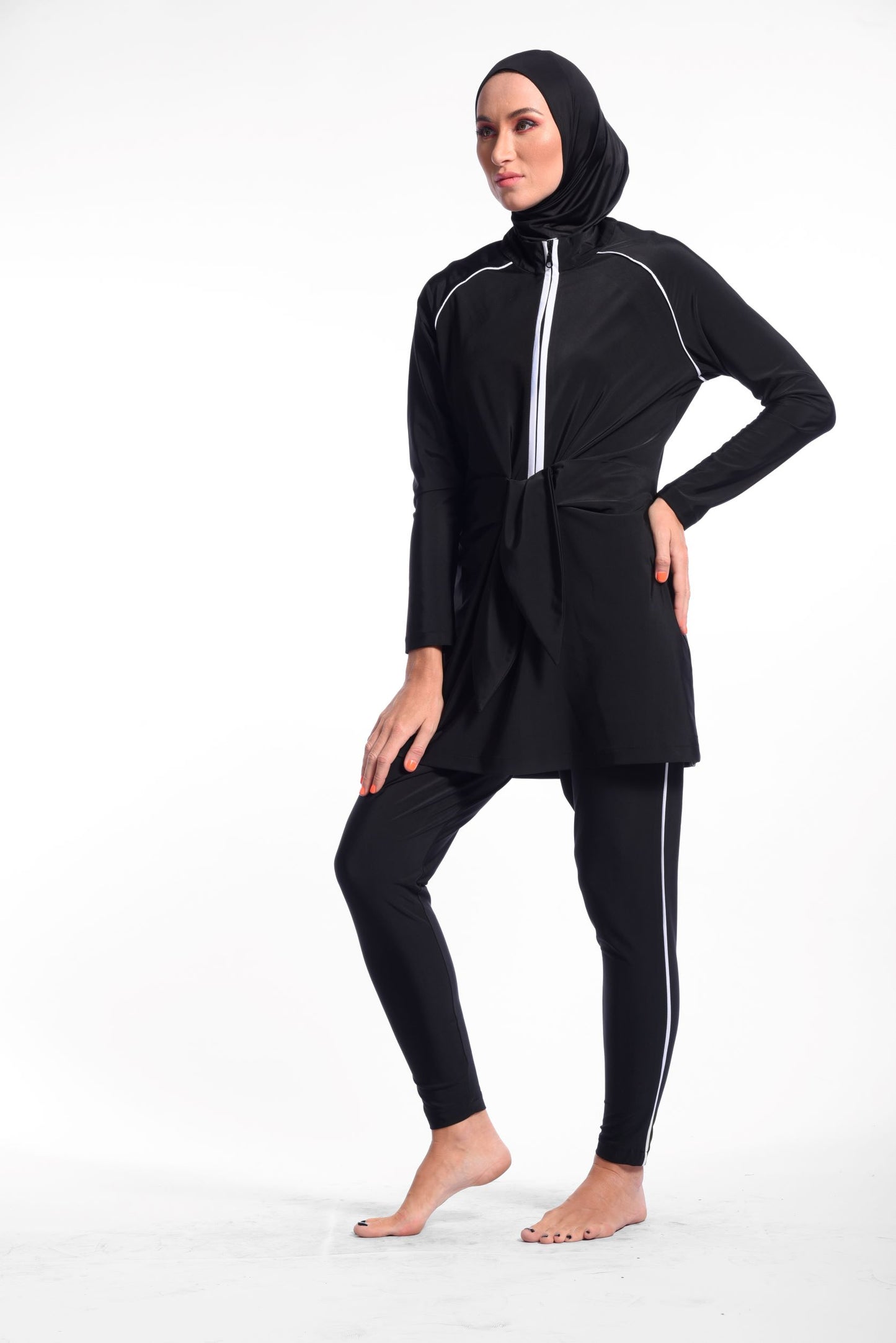 Black Burkini Swimsuit