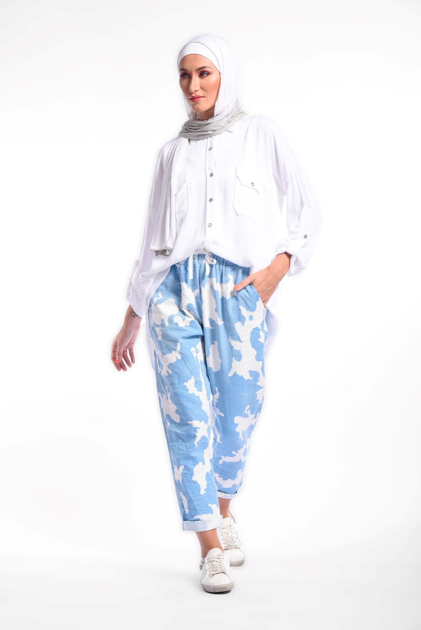 White High Low Shirt