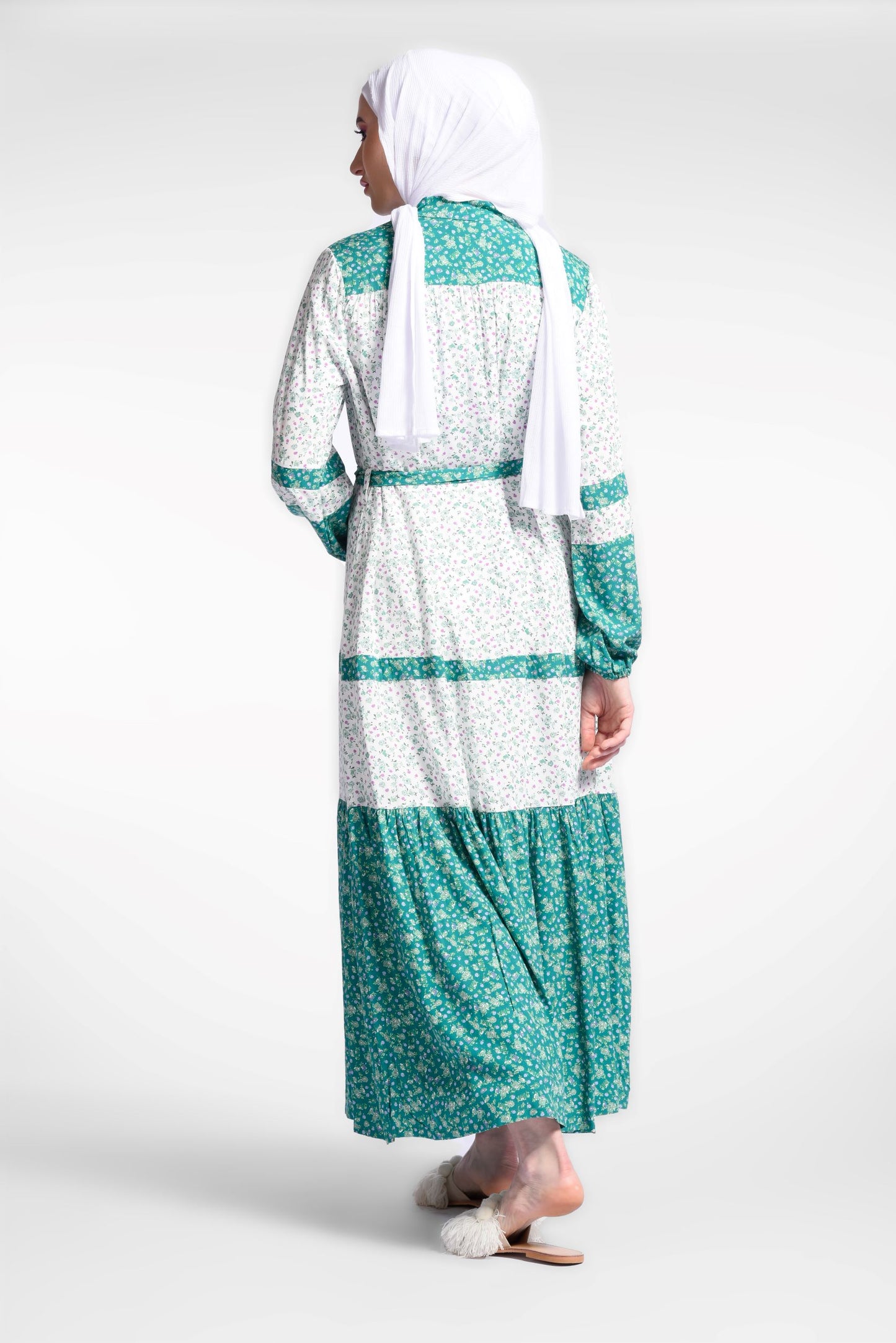 Long Sleeve Floral Drees