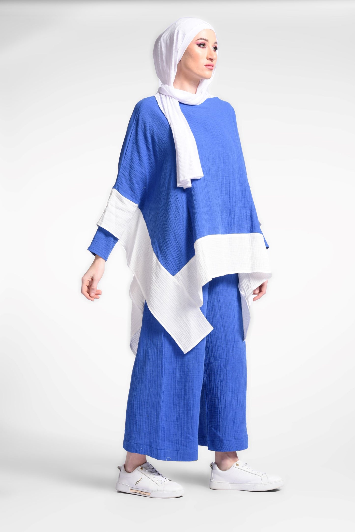 Blue Poncho