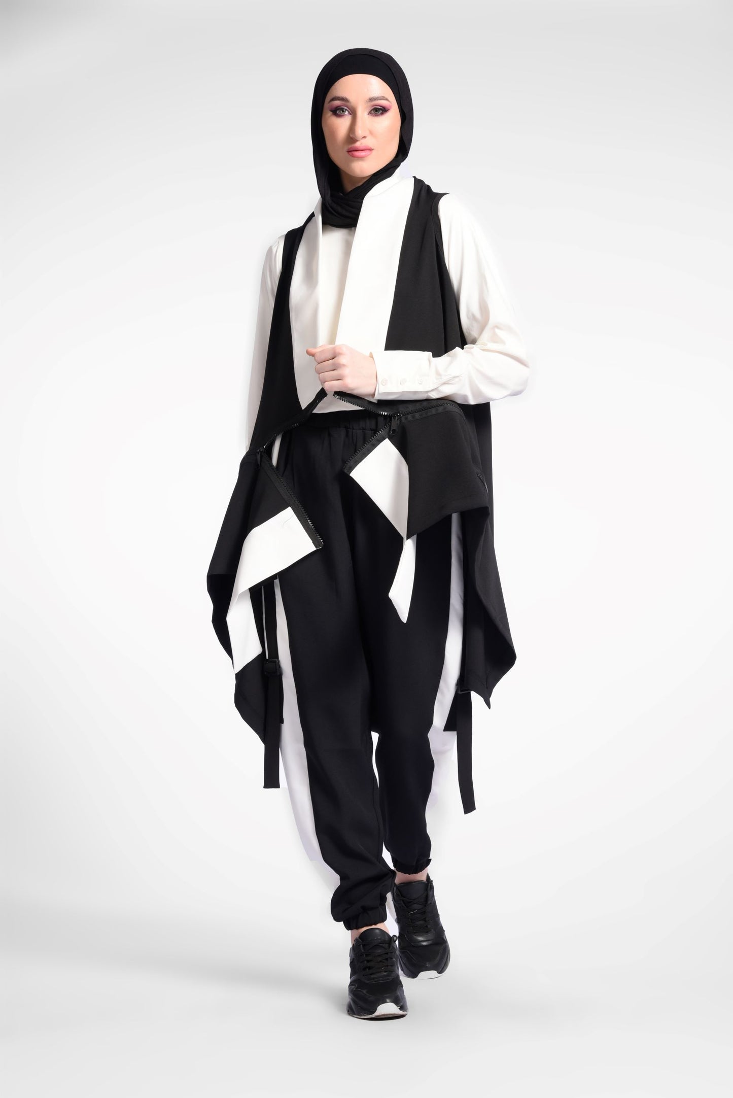 Black Sleeveless Vest