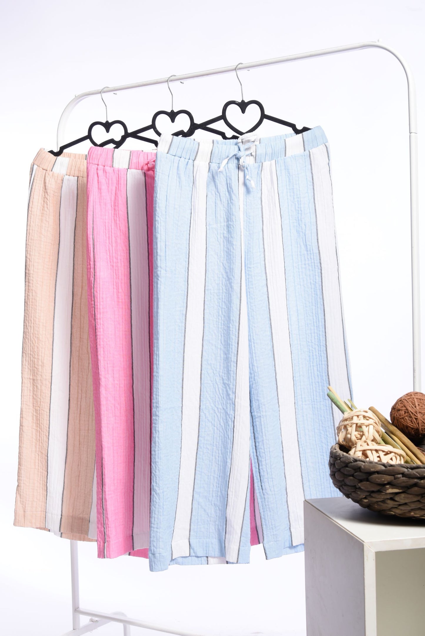 Blue Pinstripe Pants