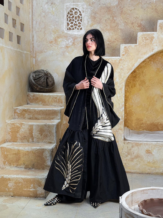 Vintage Sands Evening Velvet Kaftan