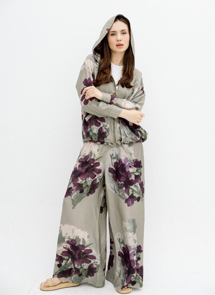 Abstract Flora Zip Set (Highlights the key design features)