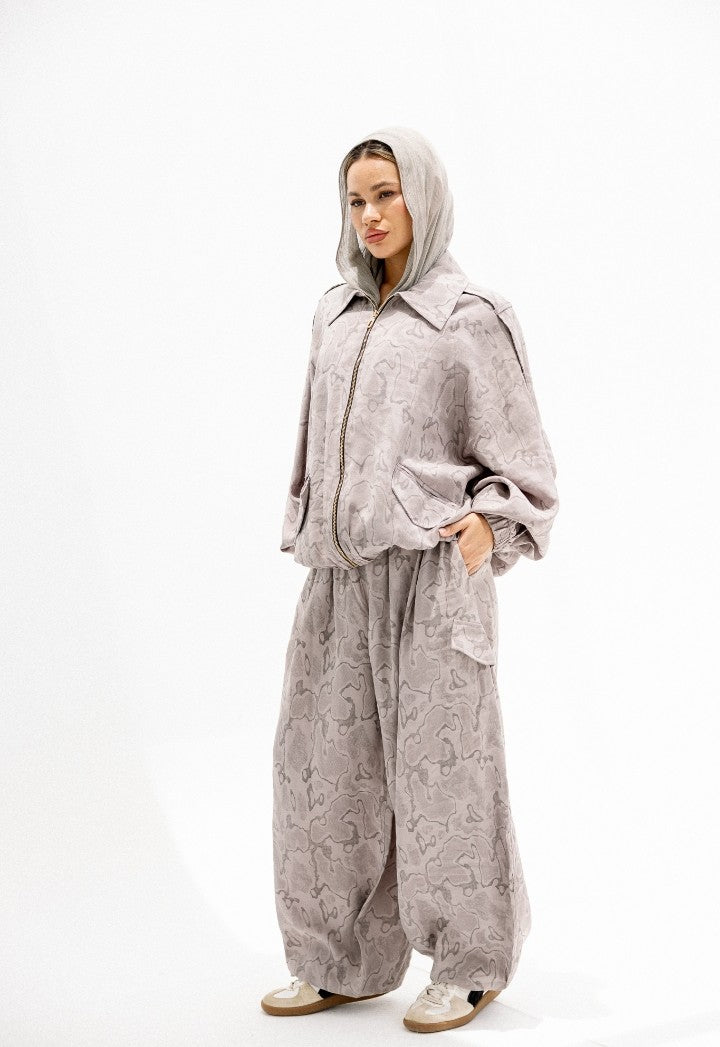 Echo Textured Zip-Up Set