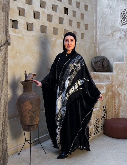 Vintage Sands Evening Velvet Kaftan