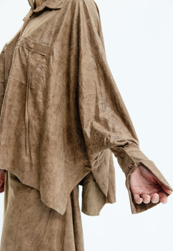 Burgundy Velvet Skirt Set