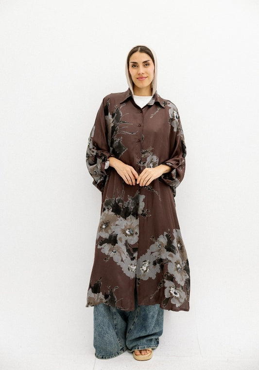 Mocha Bloom Shirt