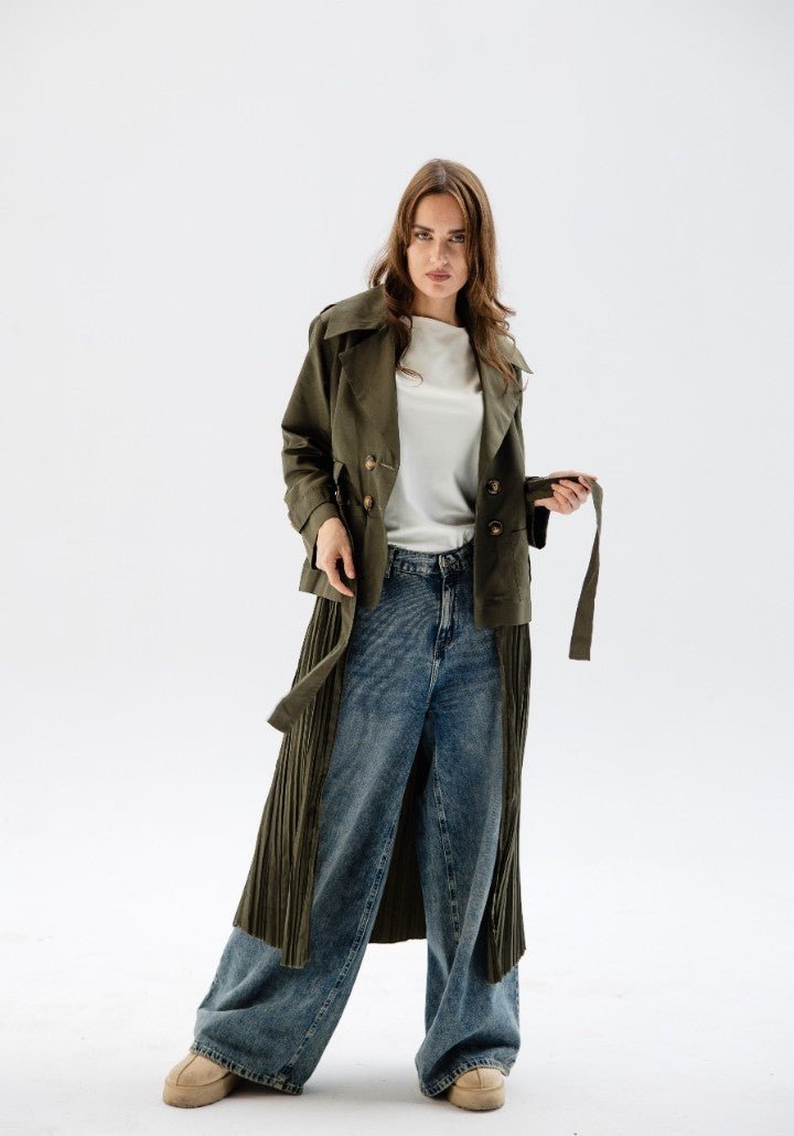 Cinnamon pleated Dress