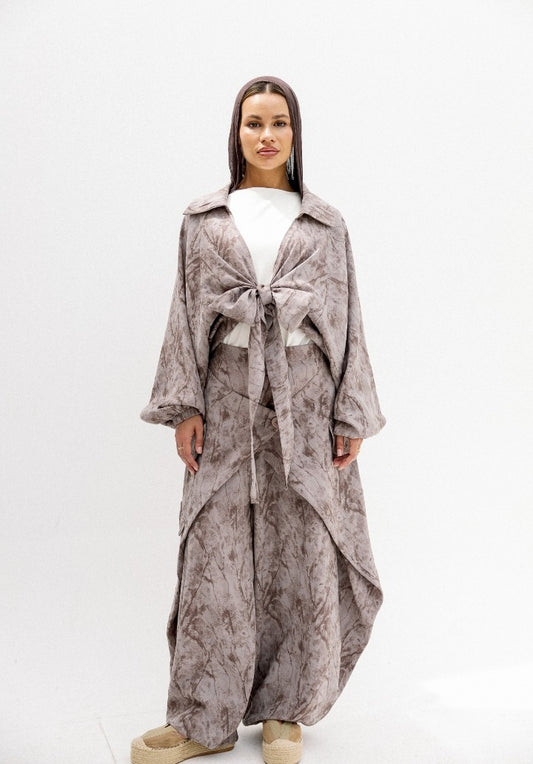 Willow Marble Drape Set (Elegant and smooth-sounding)