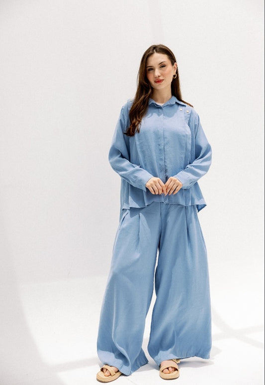 Luna Oversized Wide-Leg Set (Breezy, fluid, and effortlessly elegant)