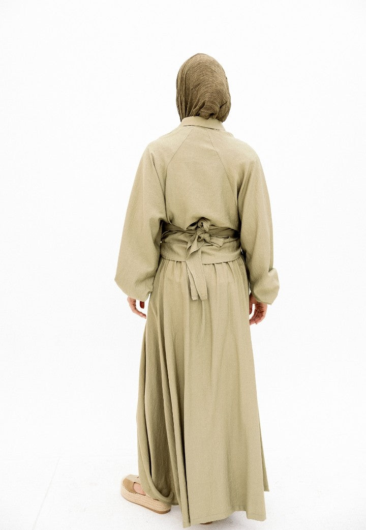 Olive Oasis Modest Set (Evokes calm, natural elegance)