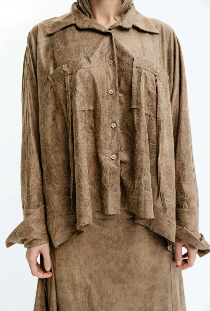 Burgundy Velvet Skirt Set