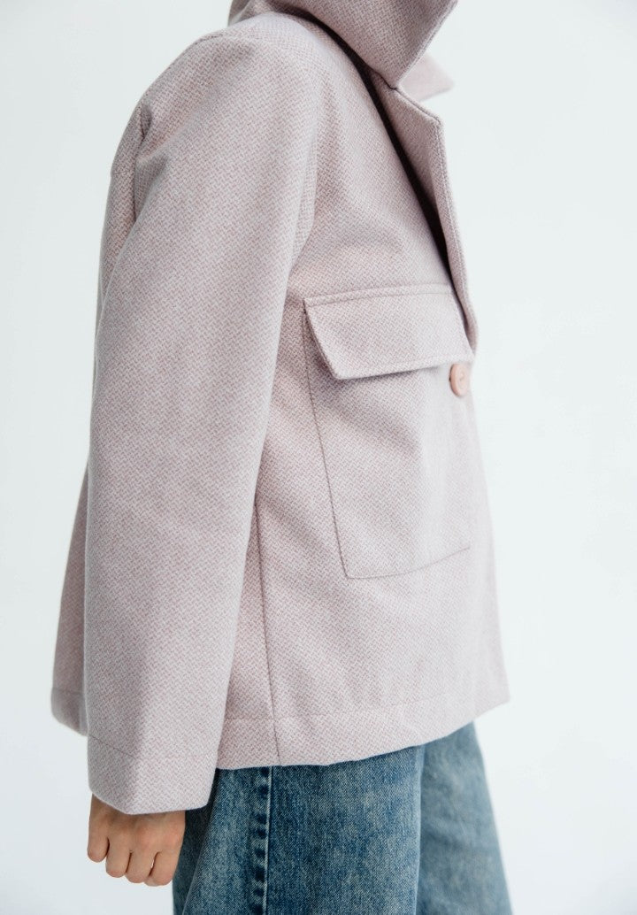 Lilac wool Jacket