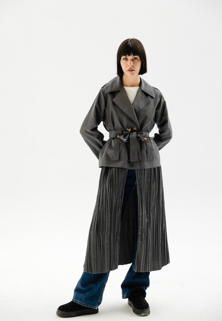 Cinnamon pleated Dress