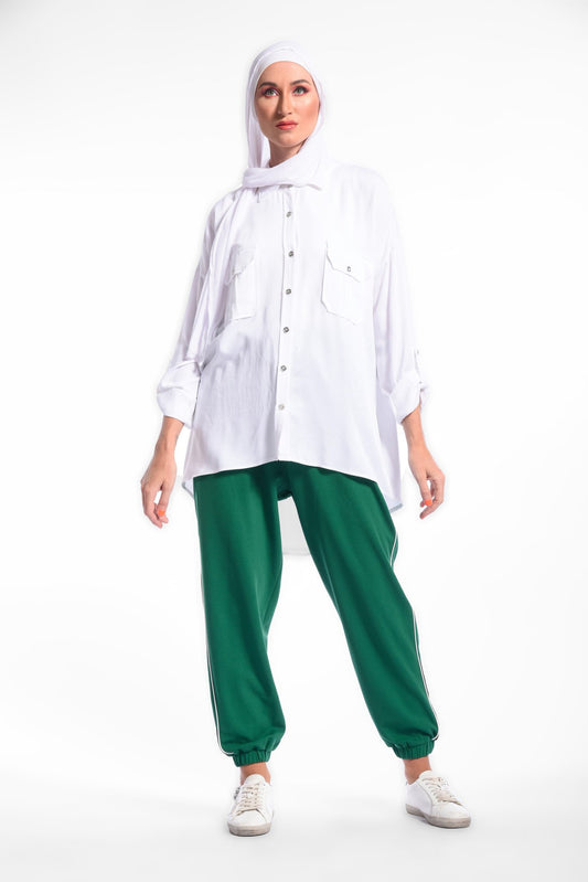 White High Low Shirt