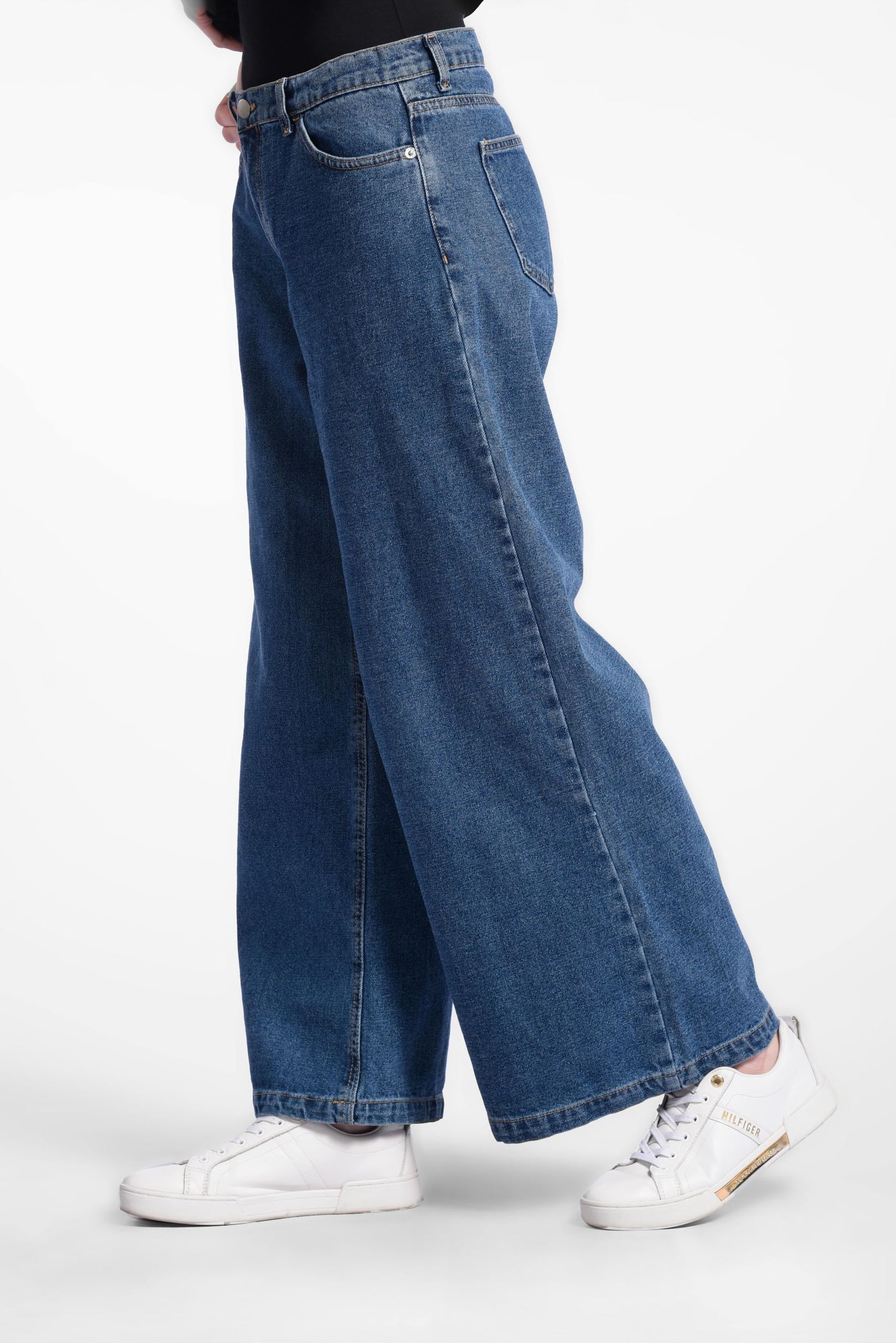 Wide Leg Trendy Jeans