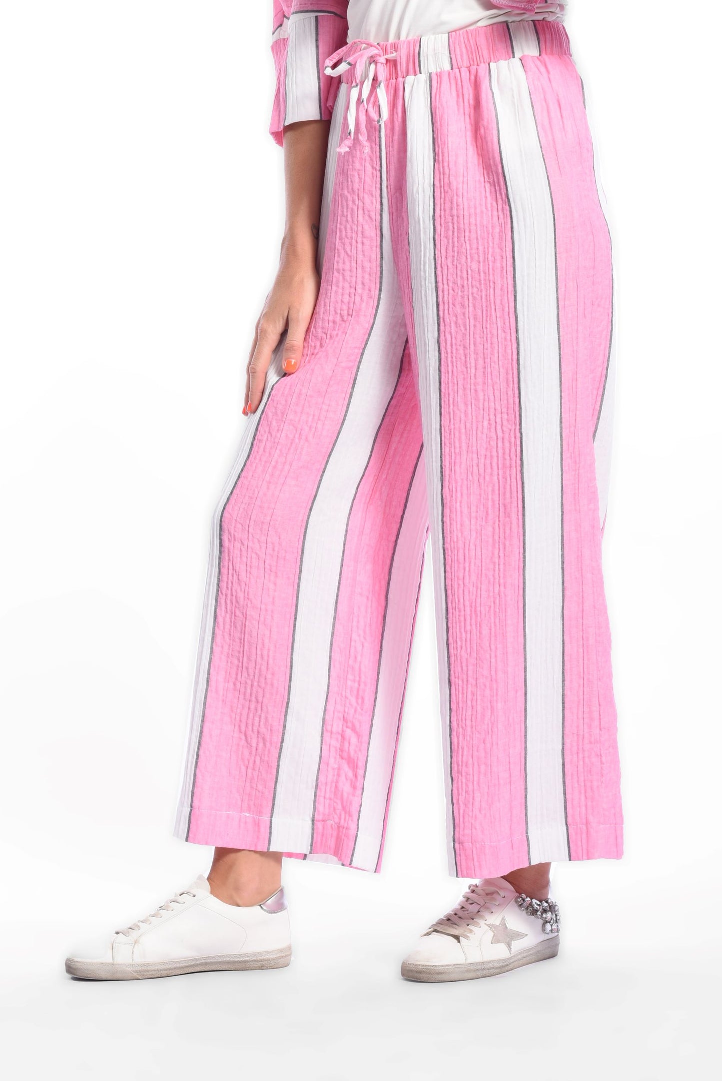 Pink Pinstripe Pants